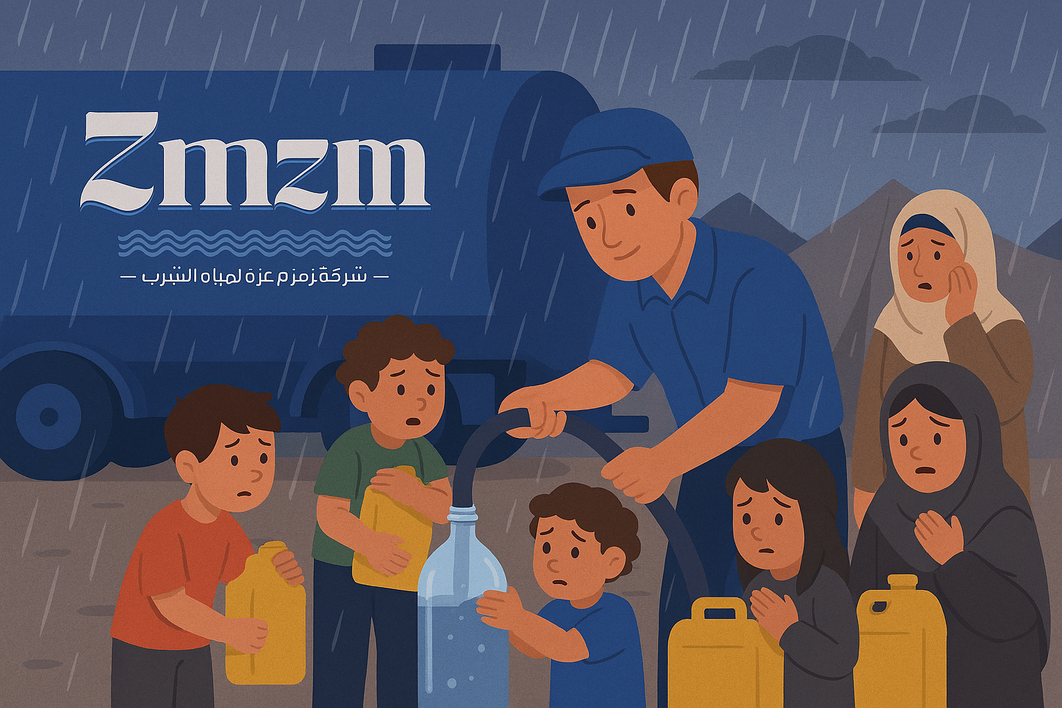 رغم الظروف الجوية الصعبة